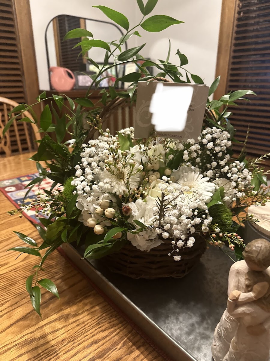 The English Garden florists project photo