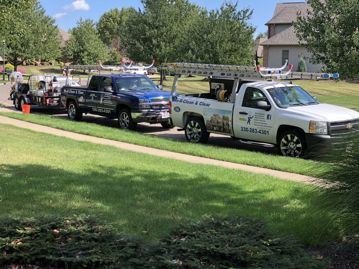 We-R-Clean and Clear pressure washing project photo