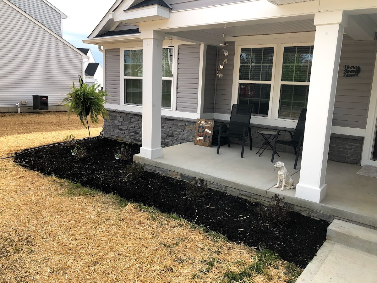 Father and son property maintenance landscapers project photo