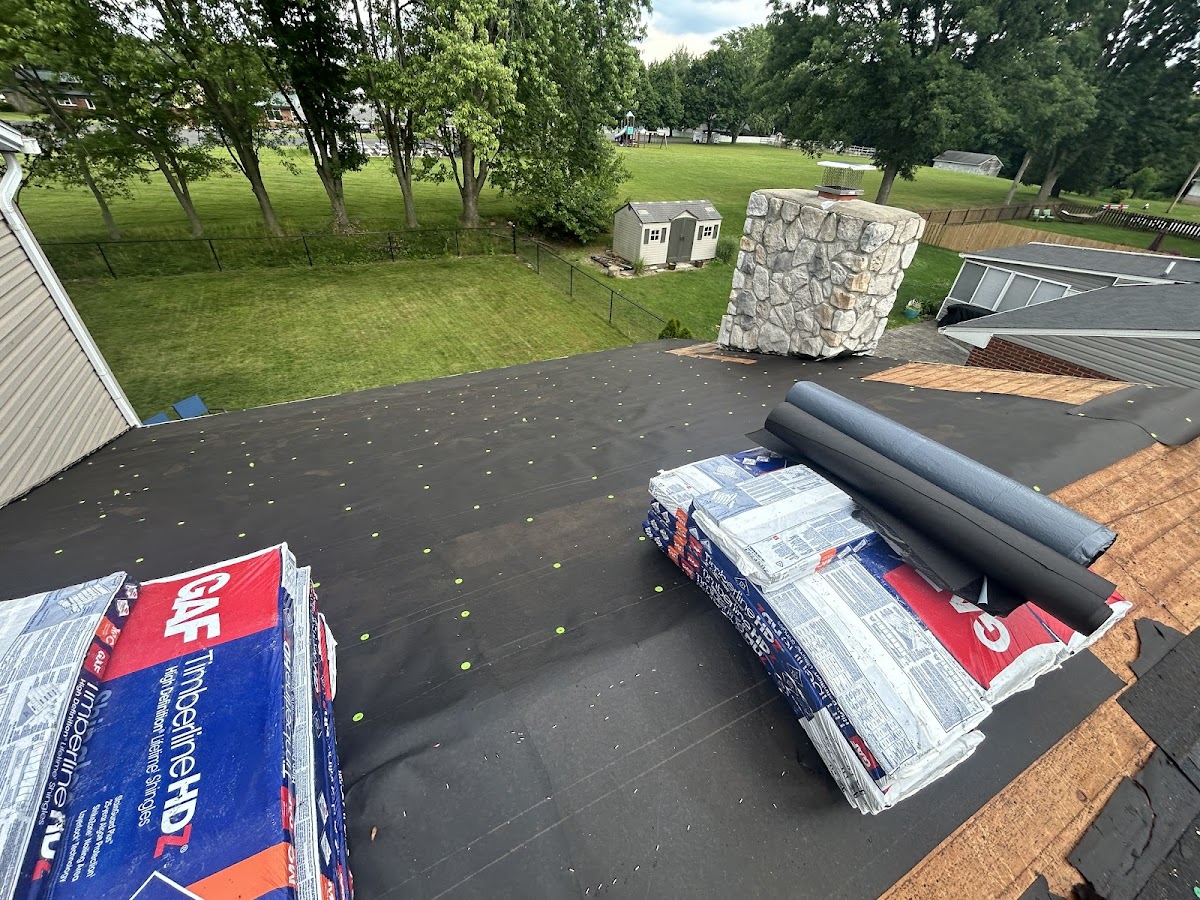 A squared roofing roofers project photo